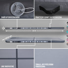 Apollo Funsport PL - Air Mat Pro - Mata powietrzna - Szary 300x100x10