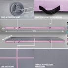 Apollo Funsport PL - Air Mat Pro - Mata powietrzna - Różowy 400x100x10