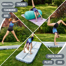 Apollo Funsport PL - Air Mat Pro - Mata powietrzna - Szary 400x100x10