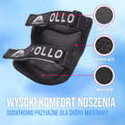 Apollo Funsport PL - Apollo zestaw ochraniaczy dla dzieci, ochraniacze na kolana i łokcie - Czarny