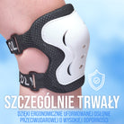 Apollo Funsport PL - Apollo zestaw ochraniaczy dla dzieci, ochraniacze na kolana i łokcie - Czarny Biały