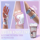 Apollo Funsport PL - Apollo zestaw ochraniaczy dla dzieci, ochraniacze na kolana i łokcie - Różowy