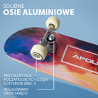Apollo Funsport PL - Dziecięca deskorolka - "Color Nebula" - 71 cm -