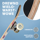 Apollo Funsport PL - Dziecięca deskorolka - "Retro Colors" - 71 cm -