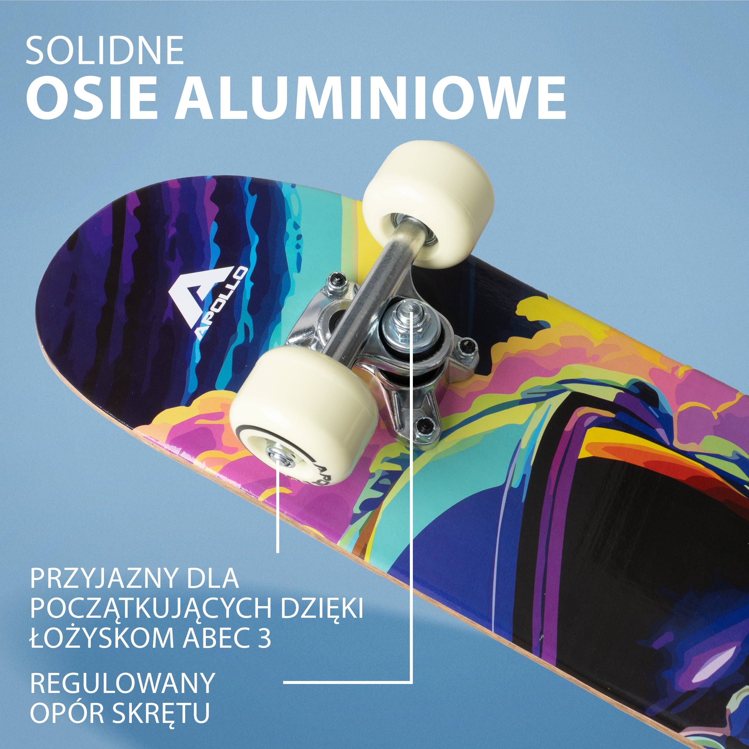 Apollo Funsport PL - Dziecięca deskorolka - "Astronaut" - 61 cm -