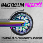 Apollo - Hulajnoga stunt „Hawk” – freestyle kickscooter dla dzieci i dorosłych - Full-Rainbow