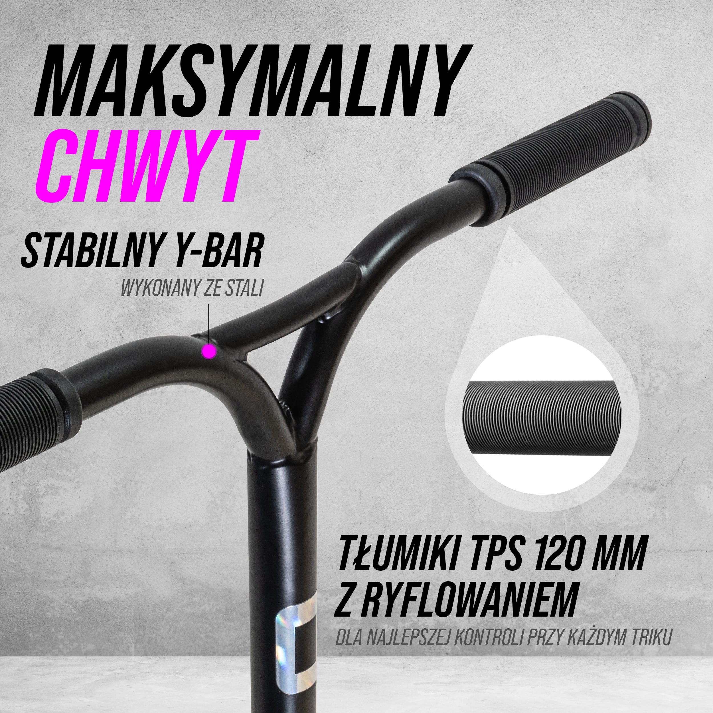 Apollo - Hulajnoga stunt „Hawk” – freestyle kickscooter dla dzieci i dorosłych - Full-Rainbow