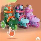 Apollo Funsport PL - Apollo Kids My 1st Skates regulowane wrotki dla dzieci, rozmiar 26-30 - Zielony