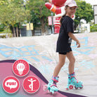 Apollo Funsport PL - Apollo Kids My 1st Skates regulowane wrotki dla dzieci, rozmiar 26-30 - Miętowy