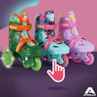 Apollo Funsport PL - Apollo Kids My 1st Skates regulowane wrotki dla dzieci, rozmiar 26-30 - Miętowy