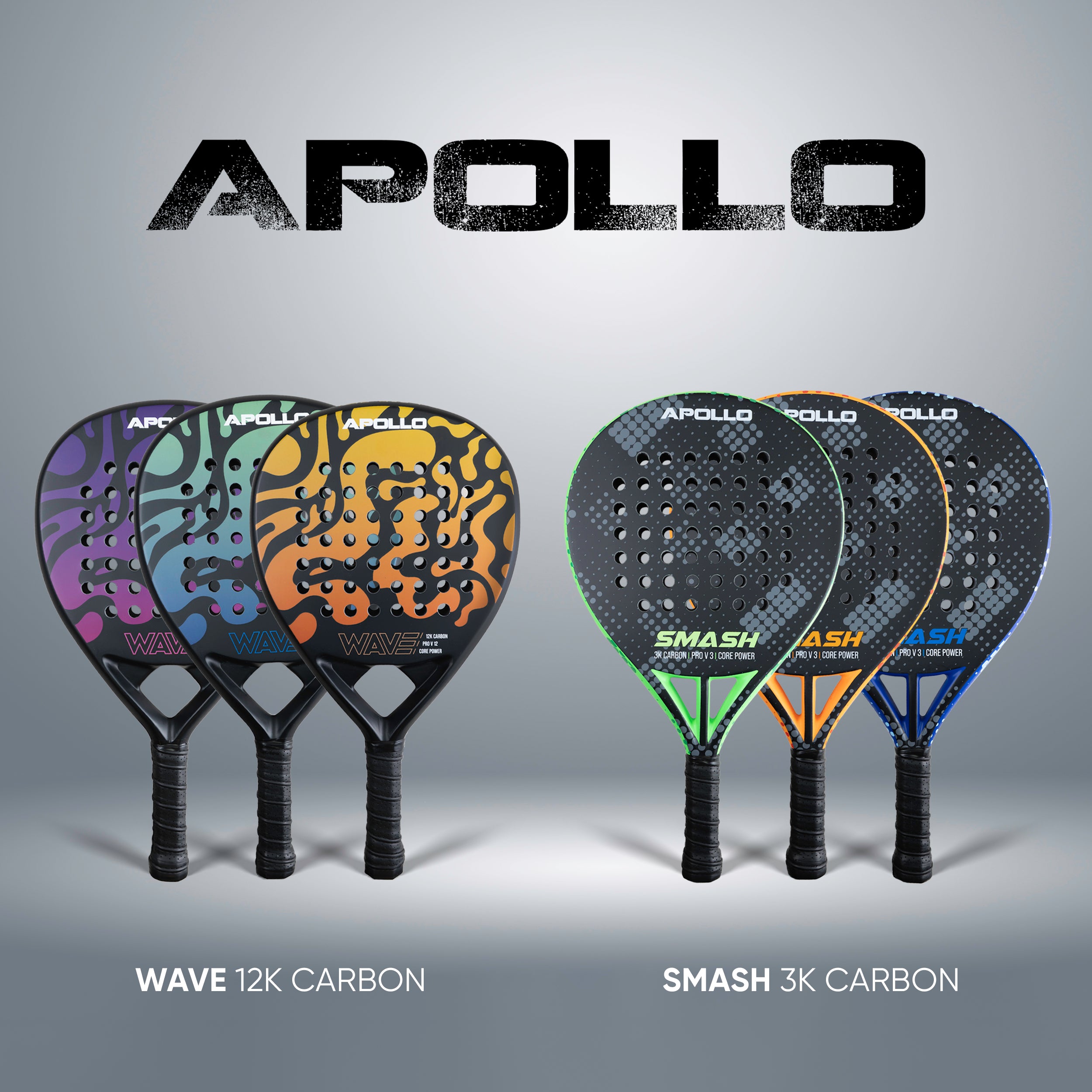 Apollo Funsport PL - Rakieta do padla Apollo 3K Smash - Silver Blue