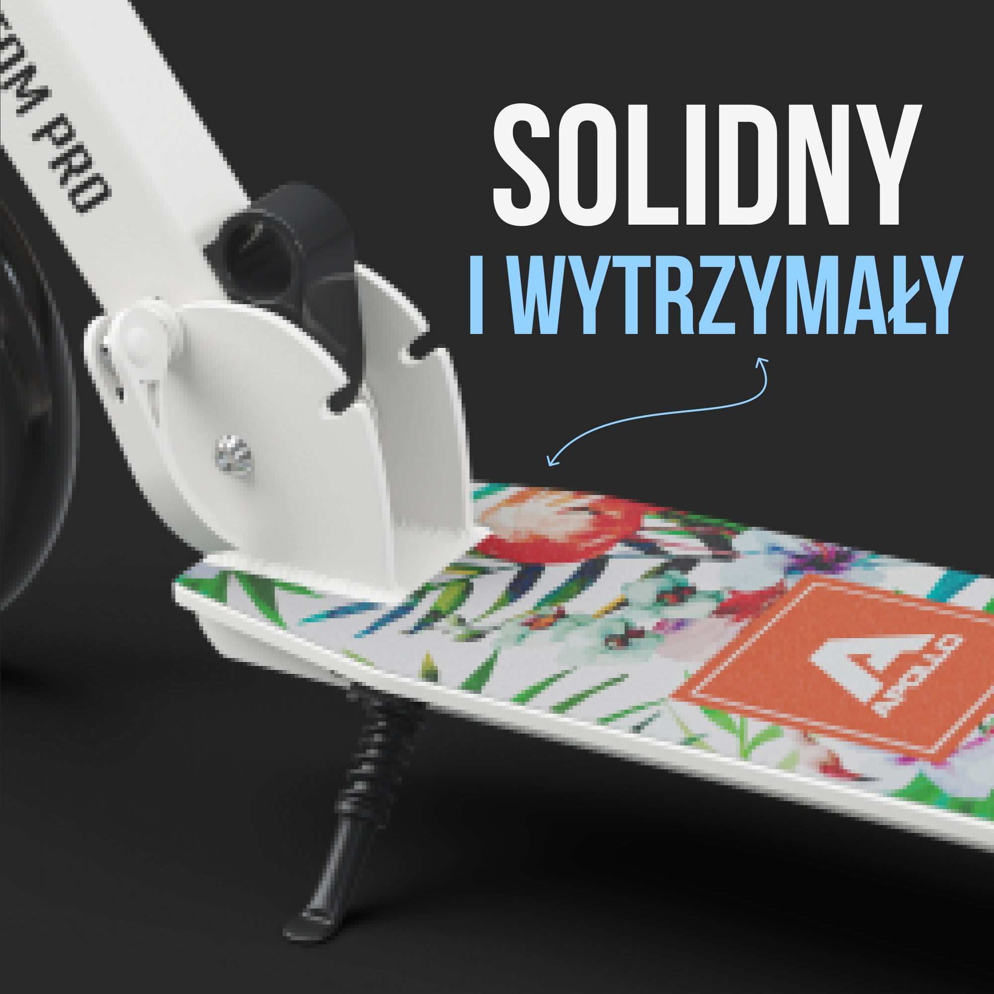 Apollo - Składana hulajnoga miejska dla dzieci „Phantom” z regulowaną wysokością kierownicy - Flamingo