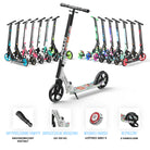 Apollo - Składana hulajnoga miejska dla dzieci „Phantom” z regulowaną wysokością kierownicy - Flamingo