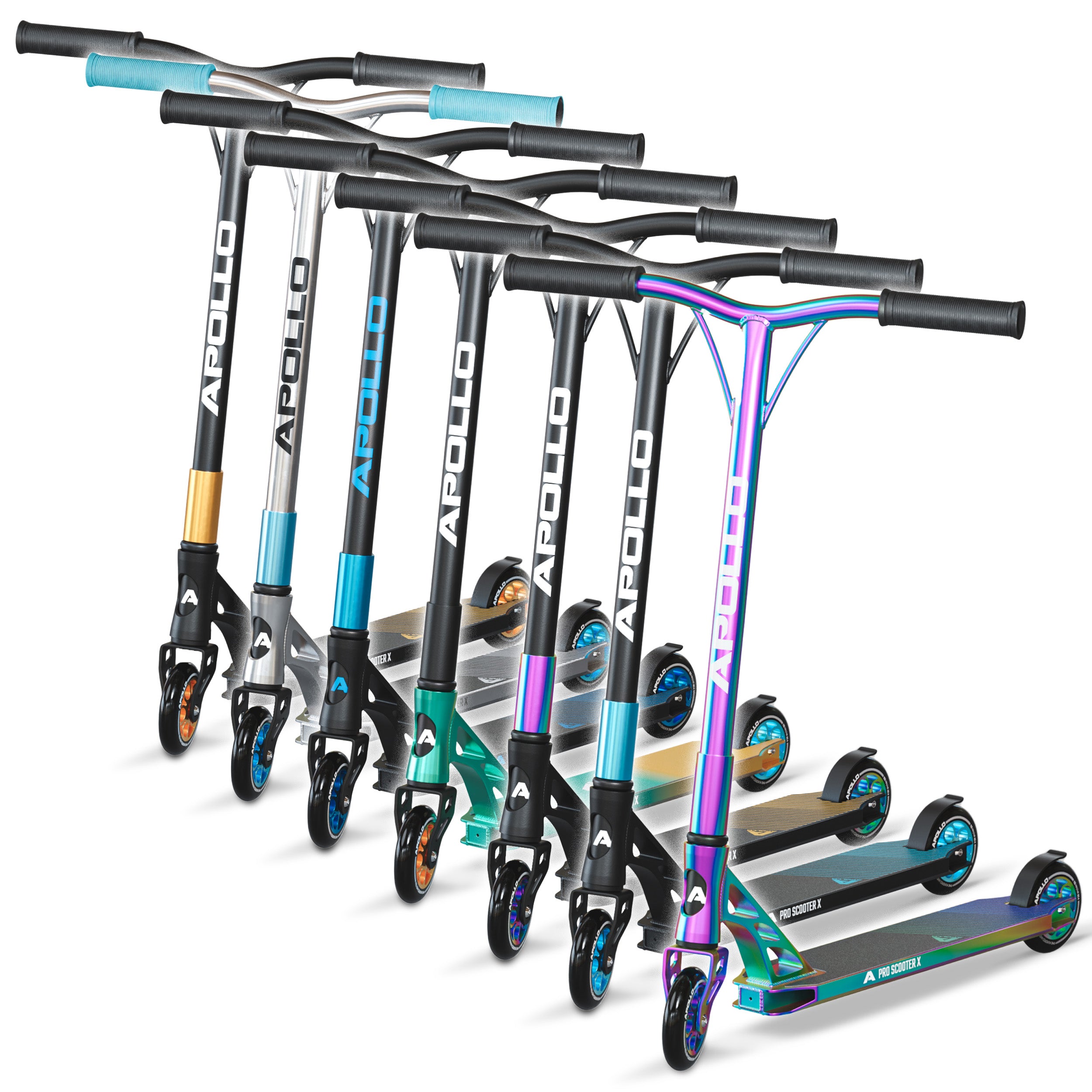 Apollo - High-end hulajnoga stunt "Genesis Pro X" z łożyskami ABEC 9 -