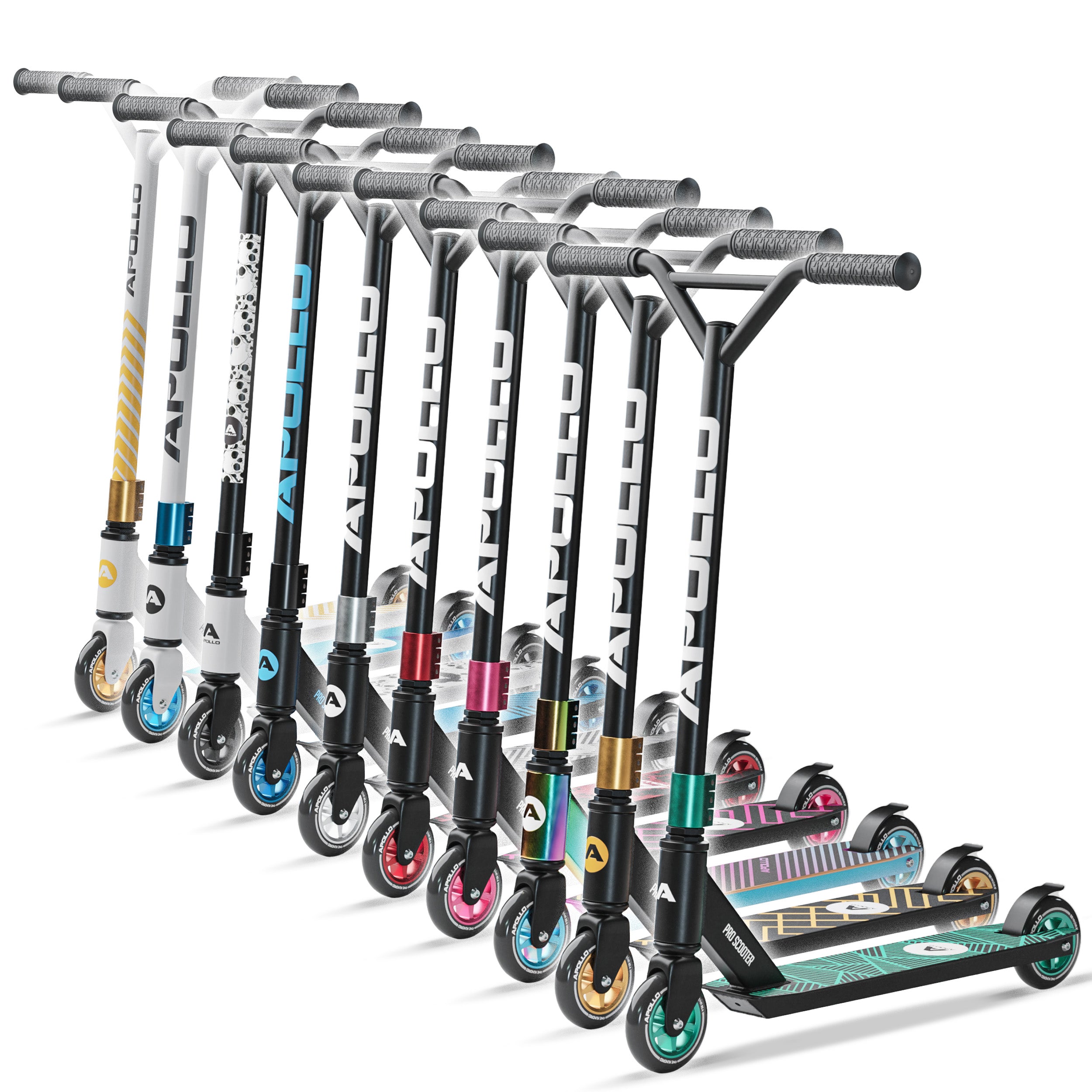 Apollo - Hulajnoga stunt „Genius Pro" - wytrzymała hulajnoga dla dzieci z łożyskami ABEC 9 -