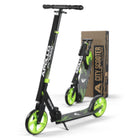 Apollo - Składana hulajnoga miejska dla dzieci „Phantom” z regulowaną wysokością kierownicy - Zielony