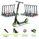 Apollo - Składana hulajnoga miejska dla dzieci „Phantom” z regulowaną wysokością kierownicy - Zielony