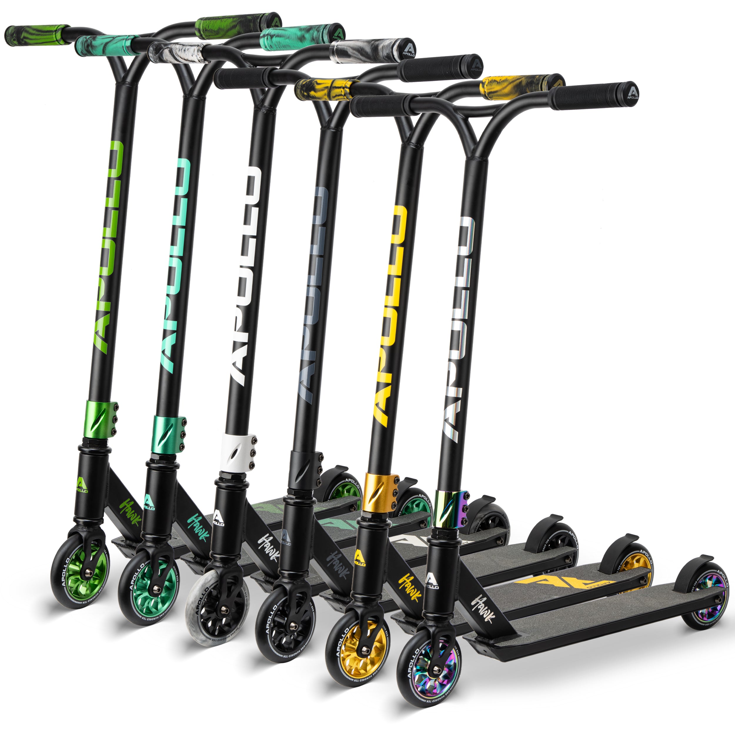 Apollo - Hulajnoga stunt „Hawk” – freestyle kickscooter dla dzieci i dorosłych -