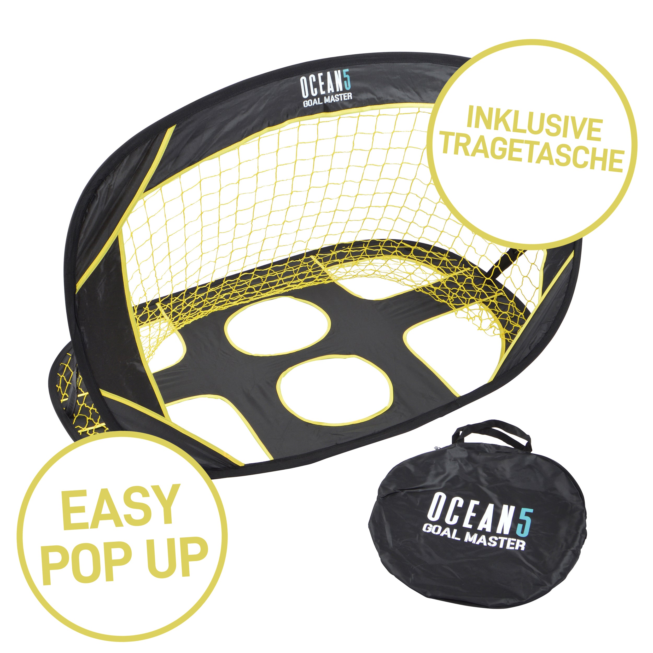 Apollo Funsport PL - Pop-Up bramka do piłki nożnej Goal Master - Goal Master Pop-Up-Tor