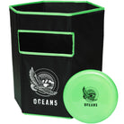 Ocean 5 - Zestaw Disc Jam - zabawna gra w rzucanie, gra na świeżym powietrzu, gra plażowa dla 4 osób - Zielony