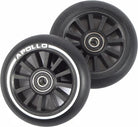 Apollo - Stunt Scooter 100mm ALU / PP Core Wheel Set - Czarny - PP-Core