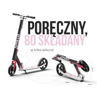 Apollo - Składana hulajnoga miejska dla dzieci „Phantom” z regulowaną wysokością kierownicy - Różowy