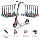 Apollo - Składana hulajnoga miejska dla dzieci „Phantom” z regulowaną wysokością kierownicy - Różowy