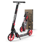 Apollo - Składana hulajnoga miejska dla dzieci „Phantom” z regulowaną wysokością kierownicy - Czerwony