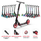 Apollo - Składana hulajnoga miejska dla dzieci „Phantom” z regulowaną wysokością kierownicy - Czerwony