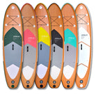 Apollo Funsport PL - Zestaw kompletny deska SUP - Nadmuchiwany Stand Up Paddle Board - Drewniany -
