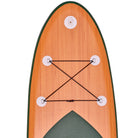 Apollo Funsport PL - Zestaw kompletny deska SUP - Nadmuchiwany Stand Up Paddle Board - Drewniany - Wood Green