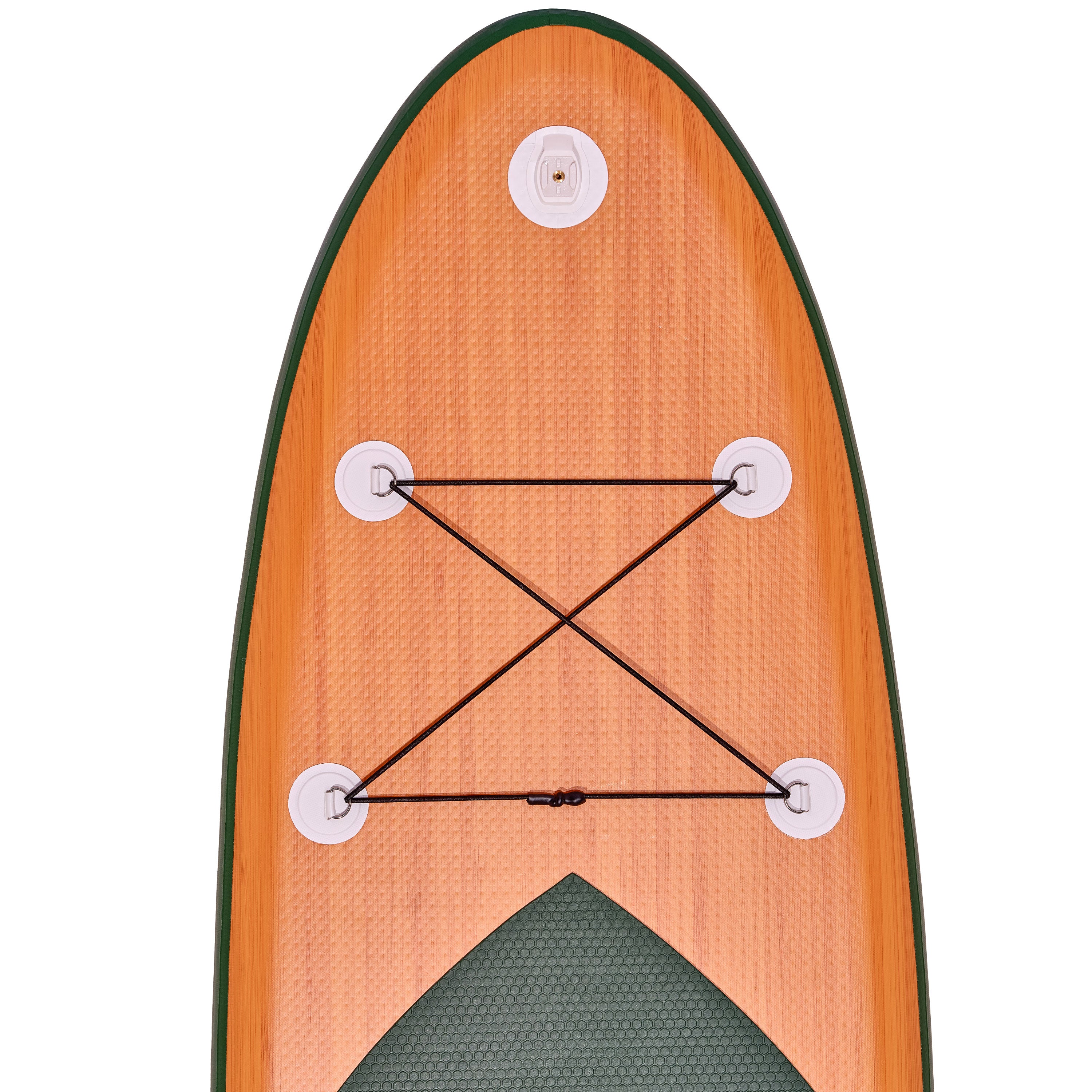 Apollo Funsport PL - Zestaw kompletny deska SUP - Nadmuchiwany Stand Up Paddle Board - Drewniany - Wood Green