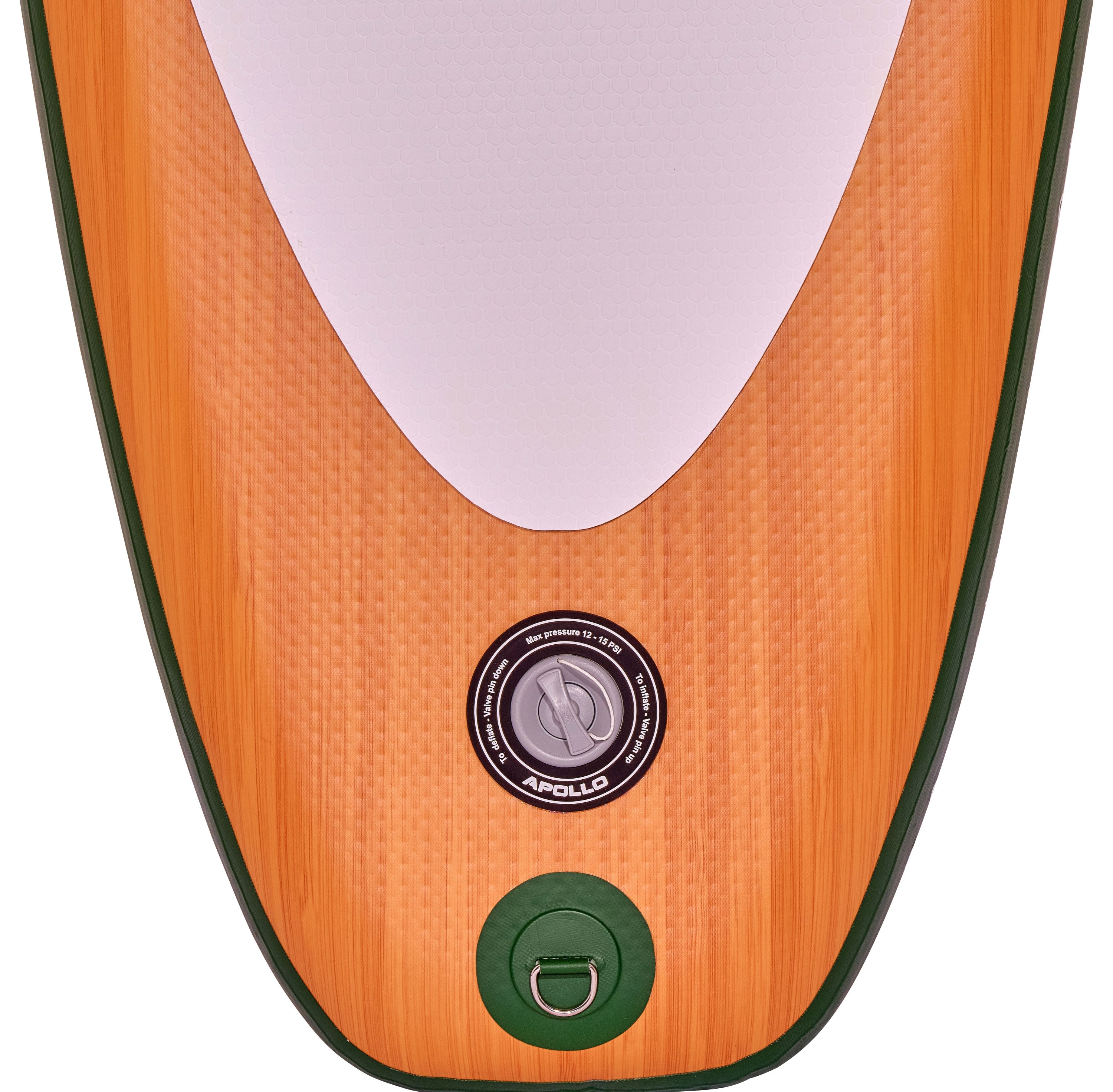 Apollo Funsport PL - Zestaw kompletny deska SUP - Nadmuchiwany Stand Up Paddle Board - Drewniany - Wood Green