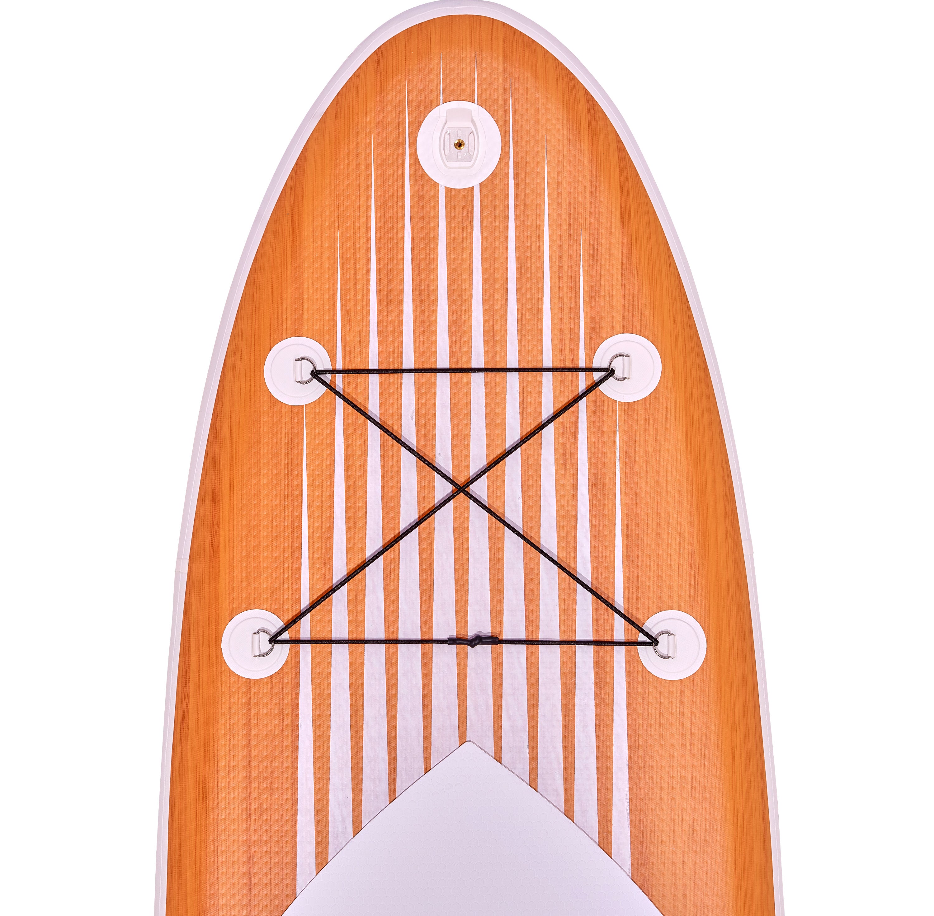 Apollo Funsport PL - Zestaw kompletny deska SUP - Nadmuchiwany Stand Up Paddle Board - Drewniany - Wood White