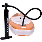 Apollo Funsport PL - Zestaw kompletny deska SUP - Nadmuchiwany Stand Up Paddle Board - Drewniany - Wood White