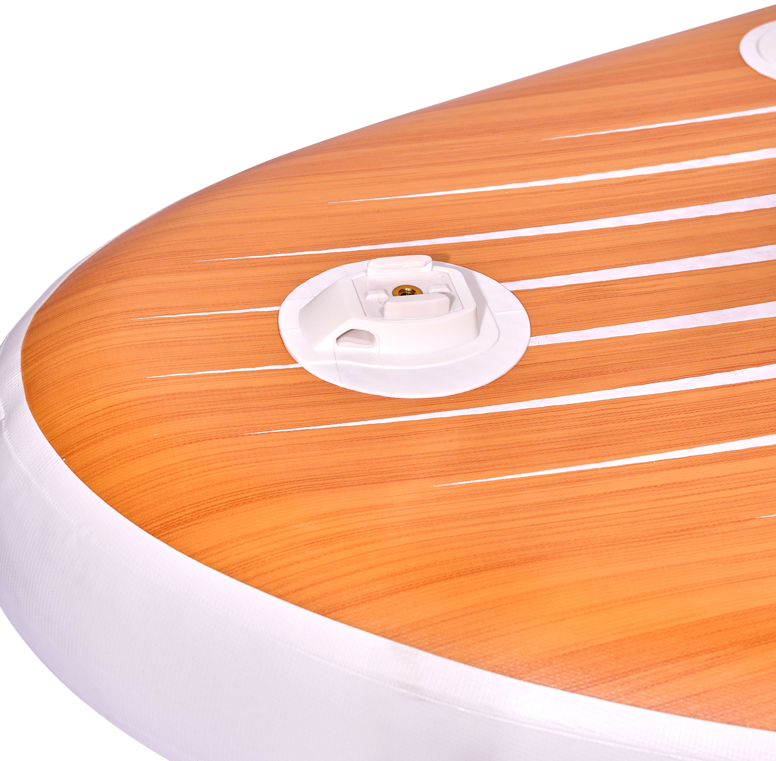 Apollo Funsport PL - Zestaw kompletny deska SUP - Nadmuchiwany Stand Up Paddle Board - Drewniany - Wood White