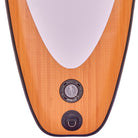 Apollo Funsport PL - Zestaw kompletny deska SUP - Nadmuchiwany Stand Up Paddle Board - Drewniany - Wood Yellow