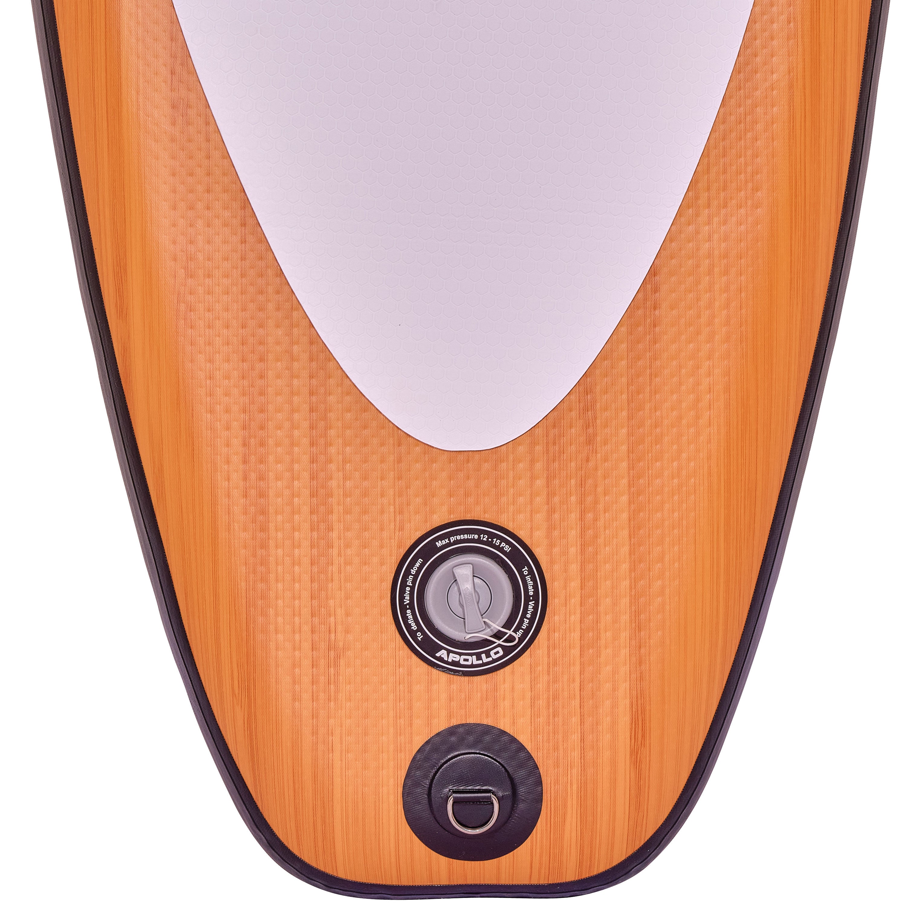 Apollo Funsport PL - Zestaw kompletny deska SUP - Nadmuchiwany Stand Up Paddle Board - Drewniany - Wood Yellow