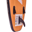 Apollo Funsport PL - Zestaw kompletny deska SUP - Nadmuchiwany Stand Up Paddle Board - Drewniany - Wood Yellow