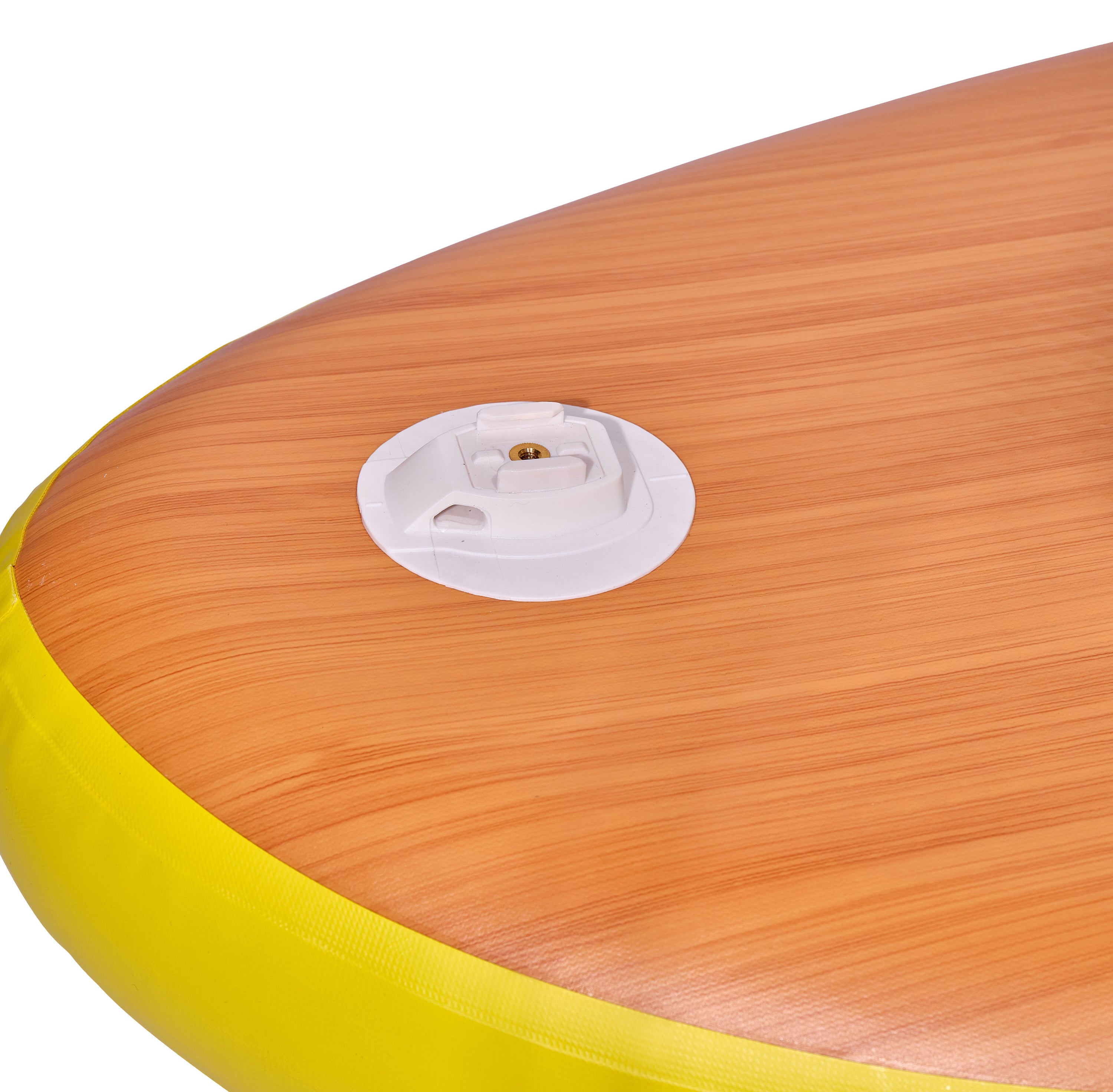 Apollo Funsport PL - Zestaw kompletny deska SUP - Nadmuchiwany Stand Up Paddle Board - Drewniany - Wood Yellow