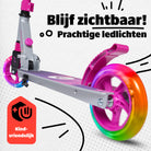 Apollo - Hulajnoga miejska z amortyzacją „Skyracer” składana, z regulowaną wysokością kierownicy koła 145mm - Starlight