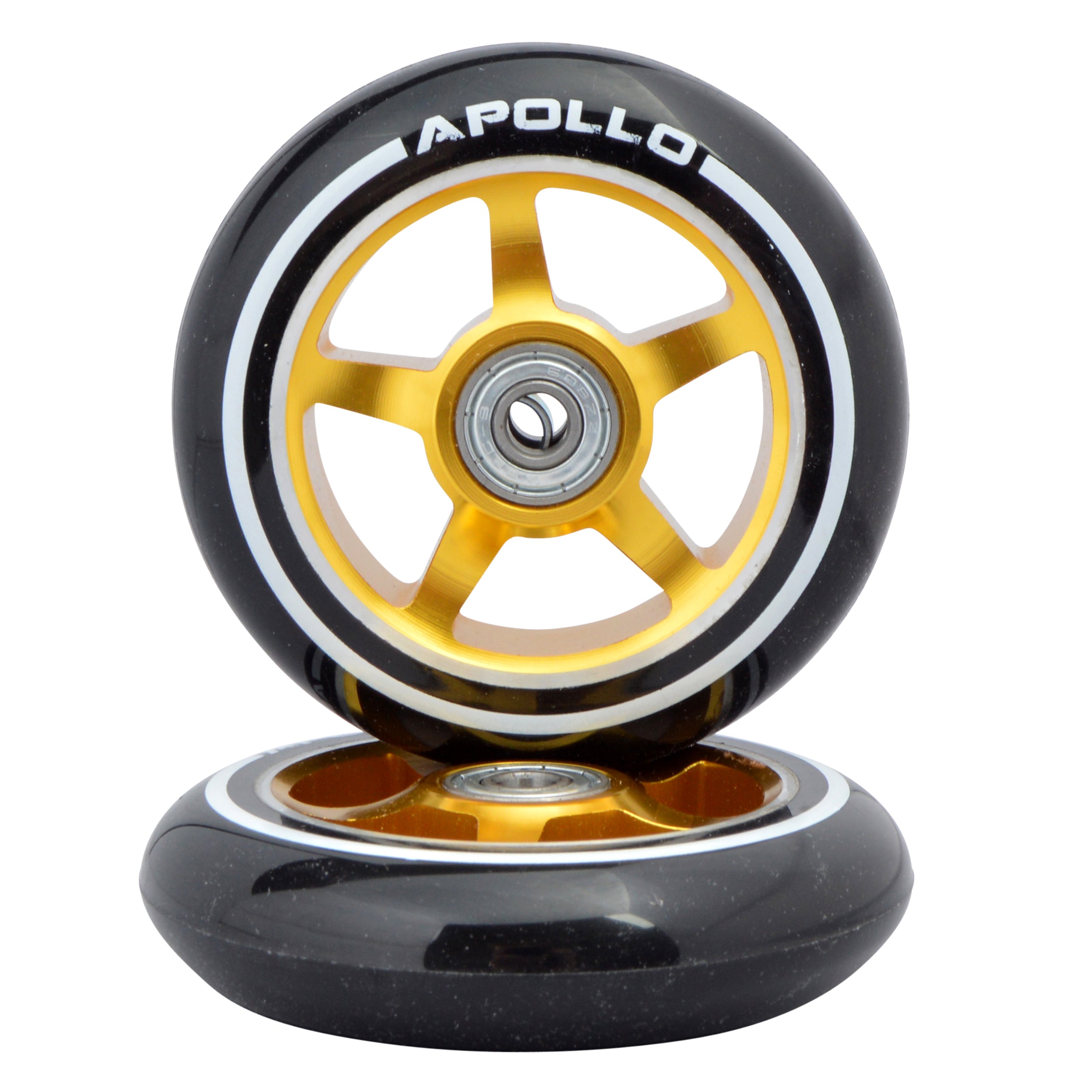 Apollo - Stunt Scooter 100mm ALU / PP Core Wheel Set - Złoty - ALU Core