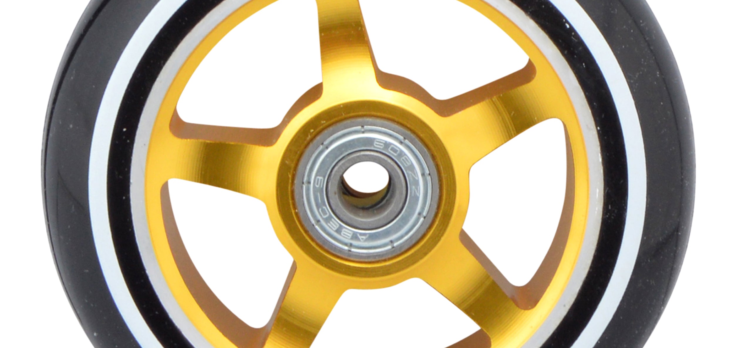 Apollo - Stunt Scooter 100mm ALU / PP Core Wheel Set - Złoty - ALU Core