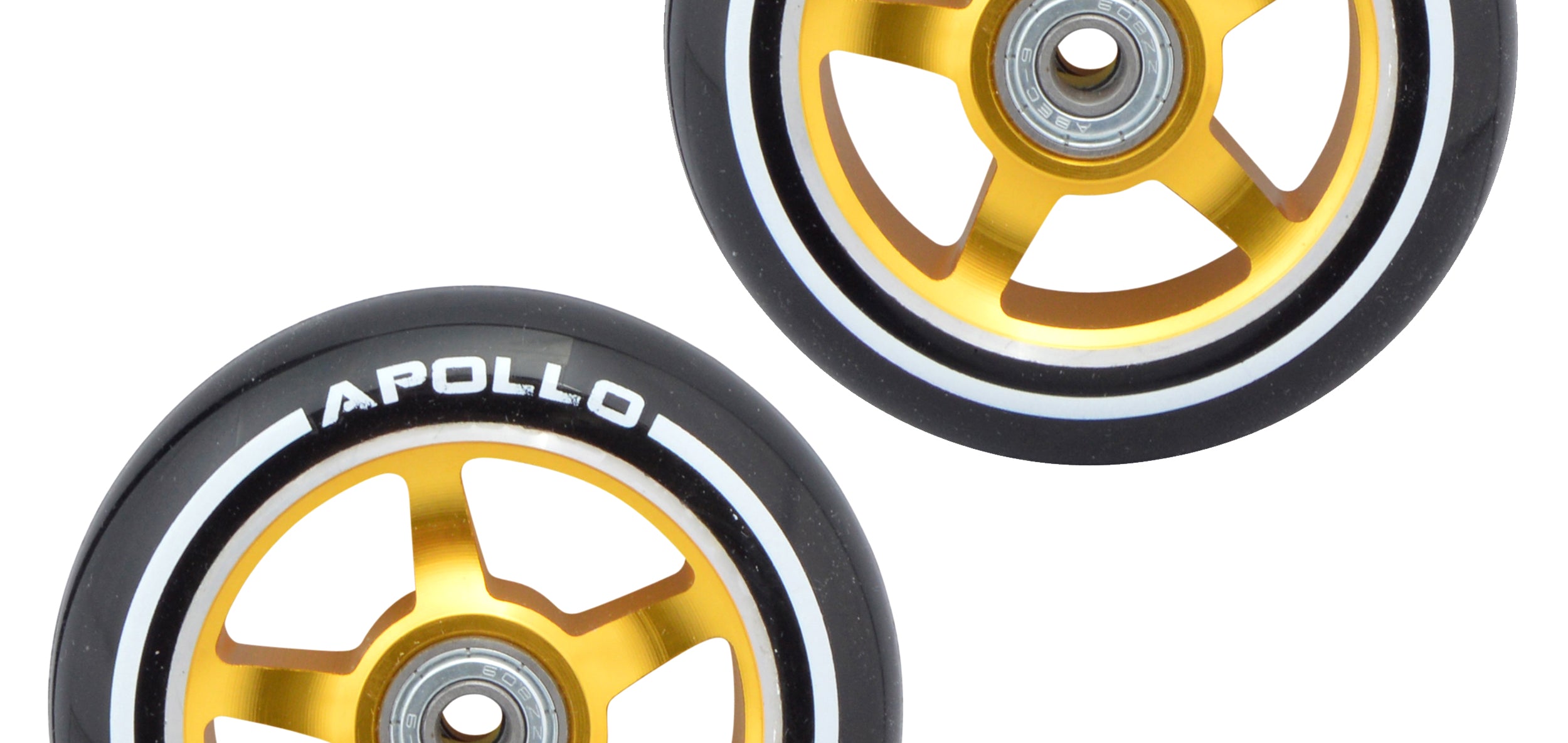 Apollo - Stunt Scooter 100mm ALU / PP Core Wheel Set - Złoty - ALU Core