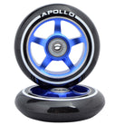 Apollo - Stunt Scooter 100mm ALU / PP Core Wheel Set - Niebieski - ALU Core
