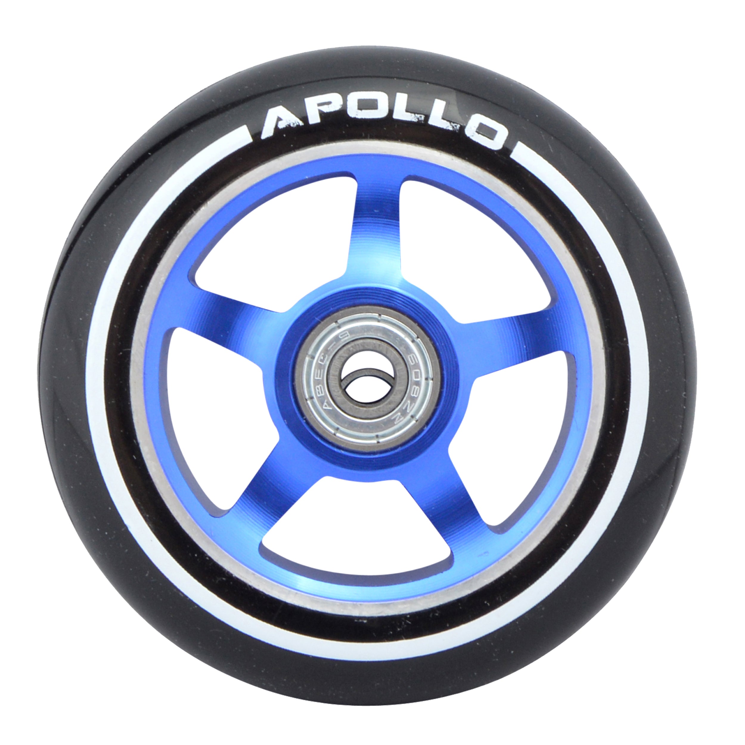 Apollo - Stunt Scooter 100mm ALU / PP Core Wheel Set - Niebieski - ALU Core