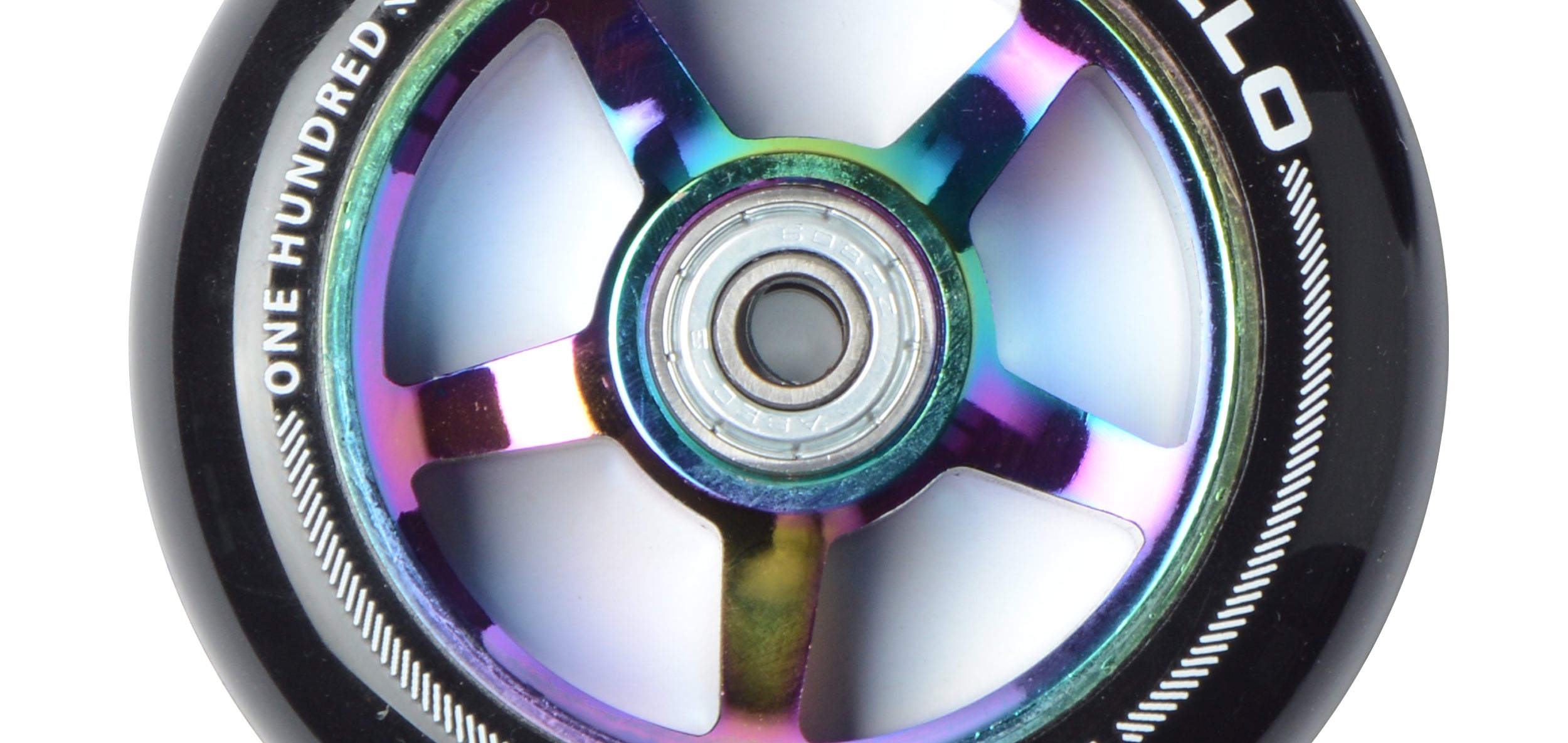 Apollo - Stunt Scooter 100mm ALU / PP Core Wheel Set - Rainbow - ALU Core