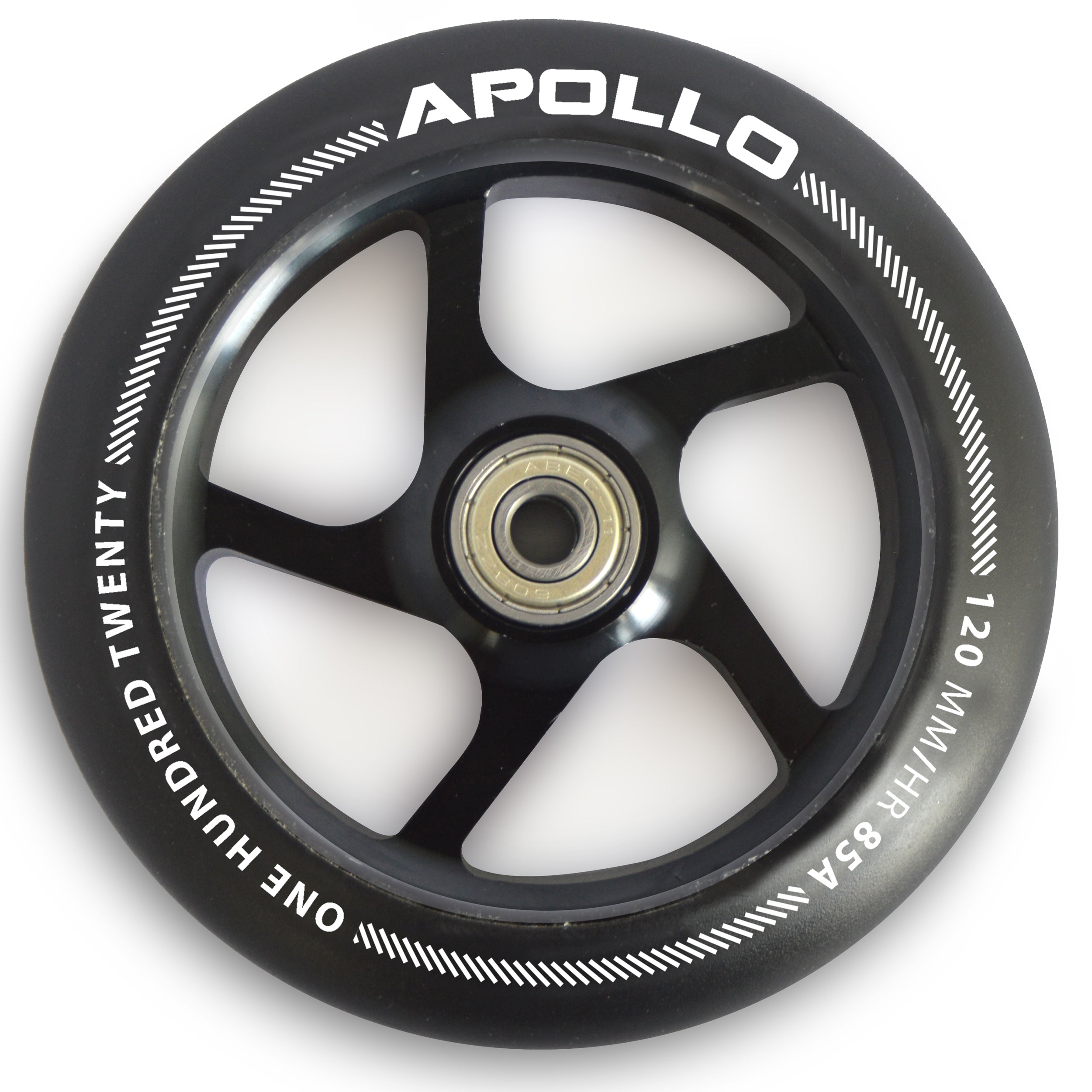 Apollo - Zestaw kół do hulajnogi stunt 120 mm z rdzeniem aluminiowym -