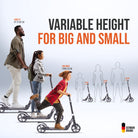 Apollo - High-end hulajnoga dla dorosłych – „Tornado 2.0” Cityroller dla dzieci od 7. roku życia - Czarny Srebrny