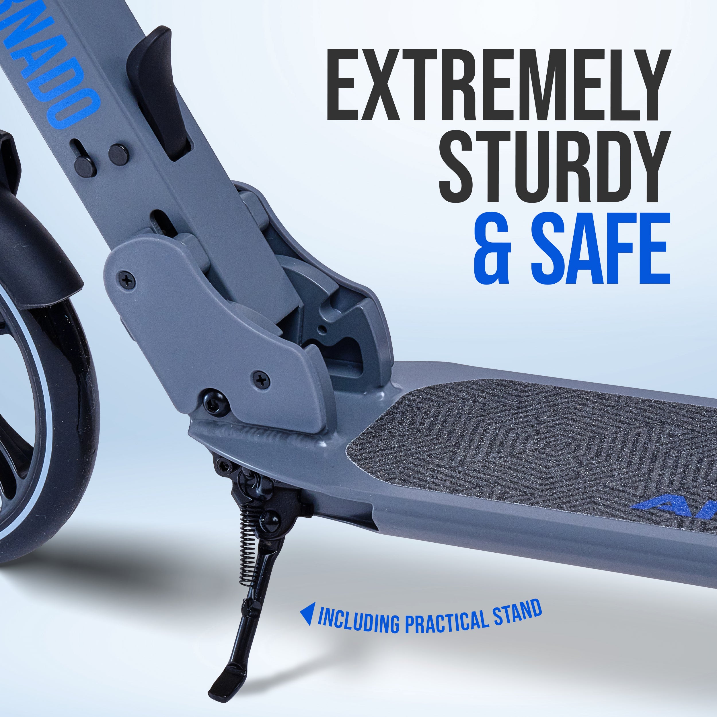 Apollo - High-end hulajnoga dla dorosłych – „Tornado 2.0” Cityroller dla dzieci od 7. roku życia - Szary Niebieski